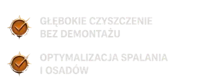 Głębokie czyszczenie bez demontażu. Optymalizacja spalania i osadów.