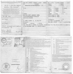 BMW 330D, documents