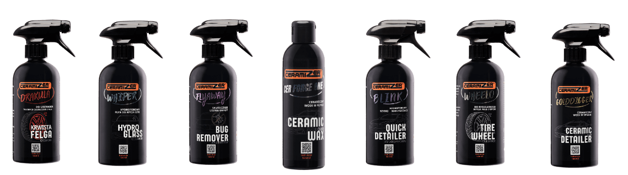Linia produktów CarCare Ceramizer - kosmetyki samochodowe