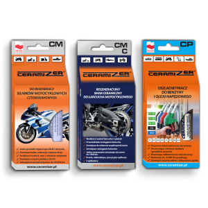 Zestaw (15) na start dla motocyklisty: silnik+skrzynia (CM), łańcuch (CMC), paliwo (CP)